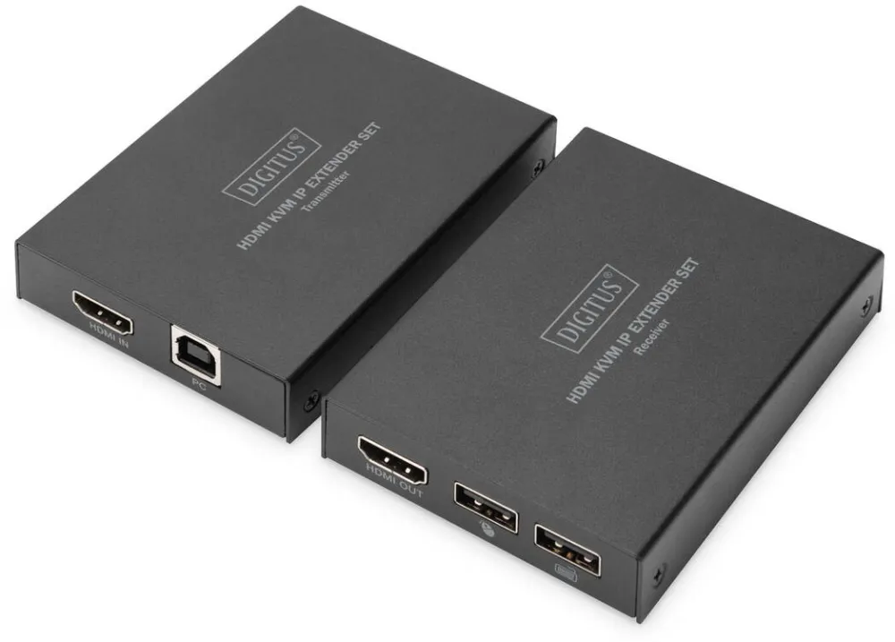 Adaptor Assmann HDMI KVM IP Extender Set