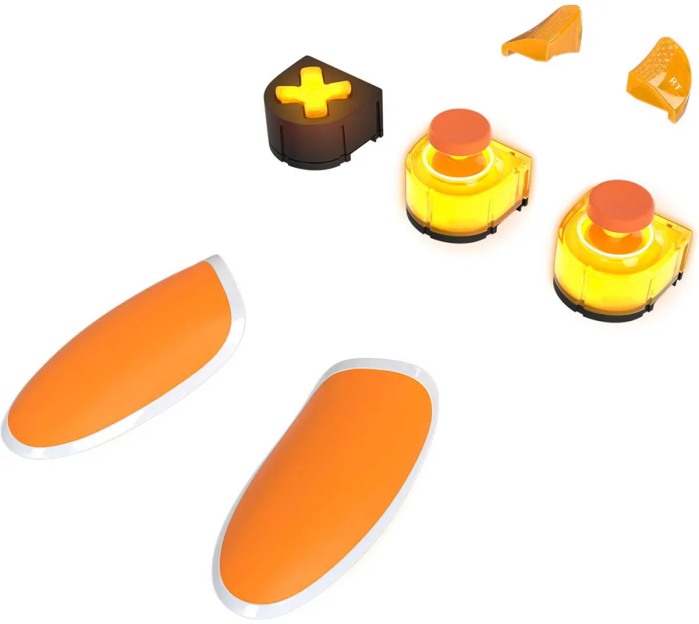 Accesoriu gaming THRUSTMASTER AddOn Gamepad eswap X LED ORANGE CRYSTAL P.(XBOX/PC)