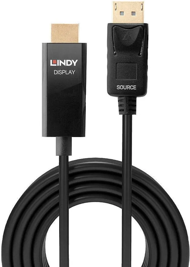 Adaptor Lindy 2m DisplayPort an HDMI Adapter cu HDR