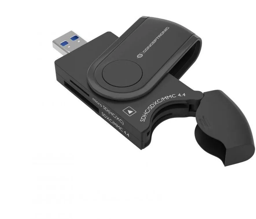 Card Reader CONCEPTRONIC USB3.0 2xSD,2xMicroSD sw