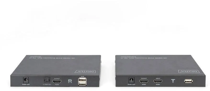 Switch KVM Assmann 4K HDMI Extender Set, 70m