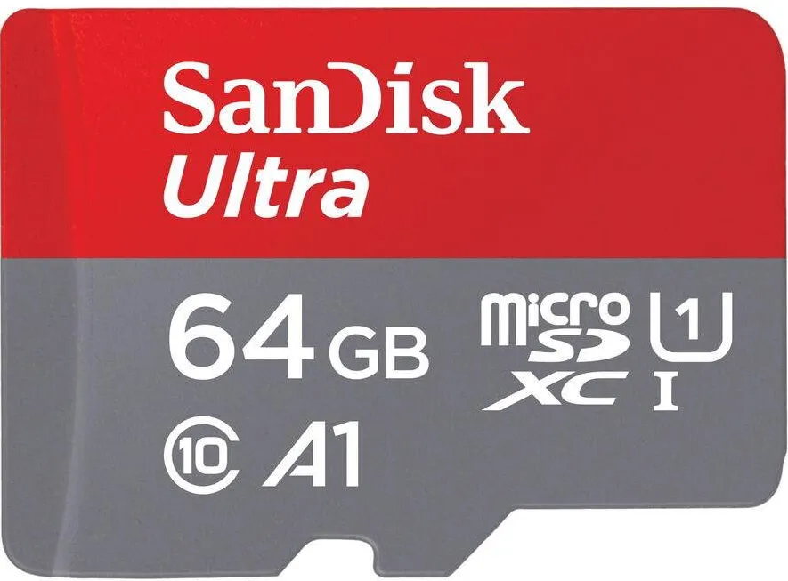 Card de Memorie SanDisk MicroSD 64GB Ultra A1 Class 10 + Adap