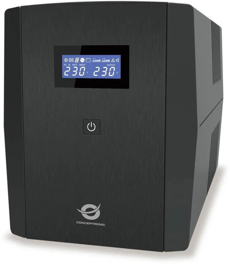 UPS CONCEPTRONIC ZEUS USV 2200VA 1320W 3xIEC+2xSchuko HID, USB
