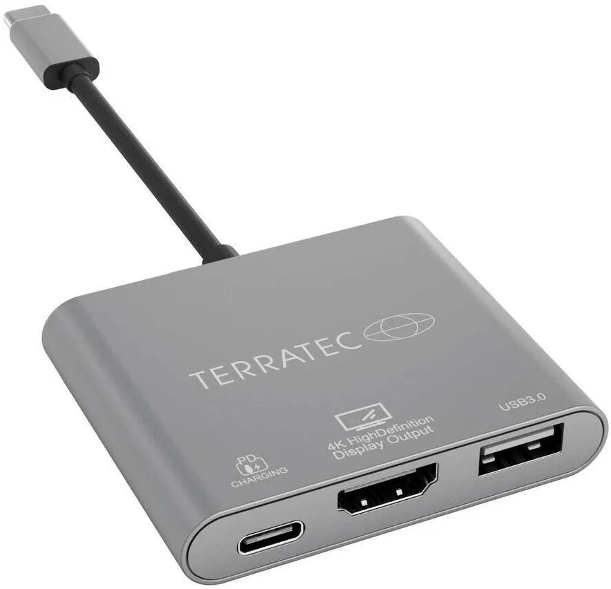 Adaptor Terratec Connect C3 USB-C -> USB-C PD/HDMI/USB3.0