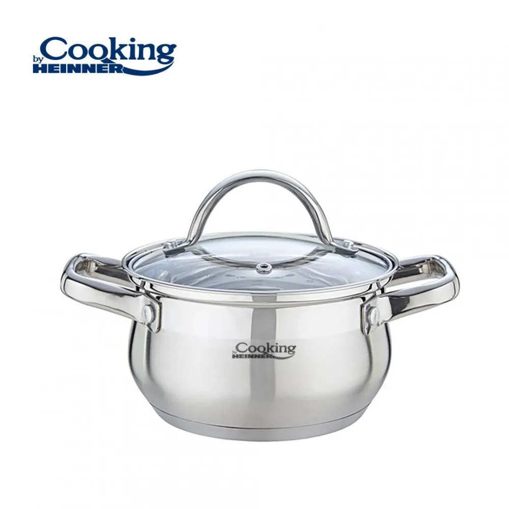 HEINNER Semioala INOX + capac 18X10.5CM,2.6L, Amira