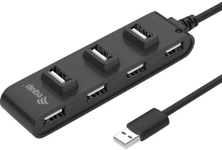 Hub USB EQUIP 7-Port 2.0 ->7x2.0 Negru