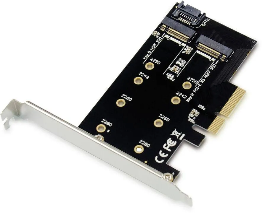 Adaptor CONCEPTRONIC PCI Express Card 2-Port M.2 SSD