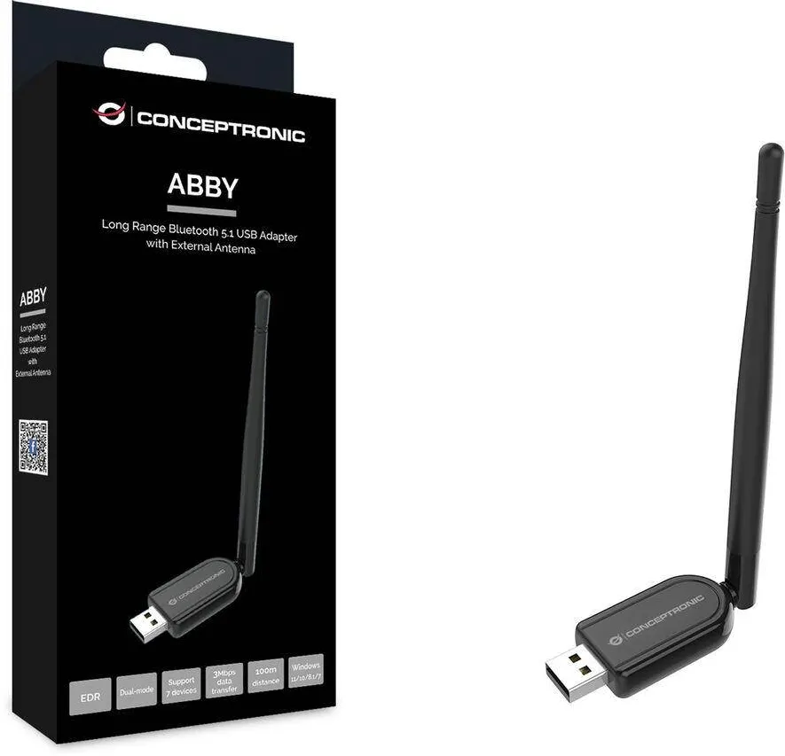 Adaptor CONCEPTRONIC Bluetooth 5.1 NanoUSB 10- 20m   Negru