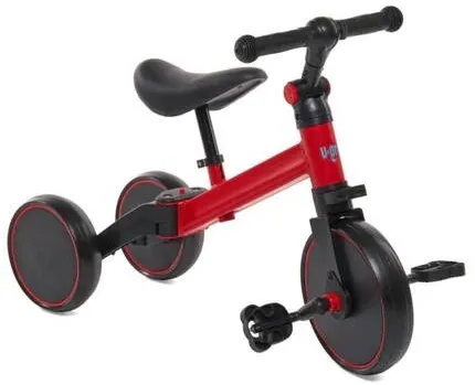 Pegas Tricicleta copii 2 in 1 rosu