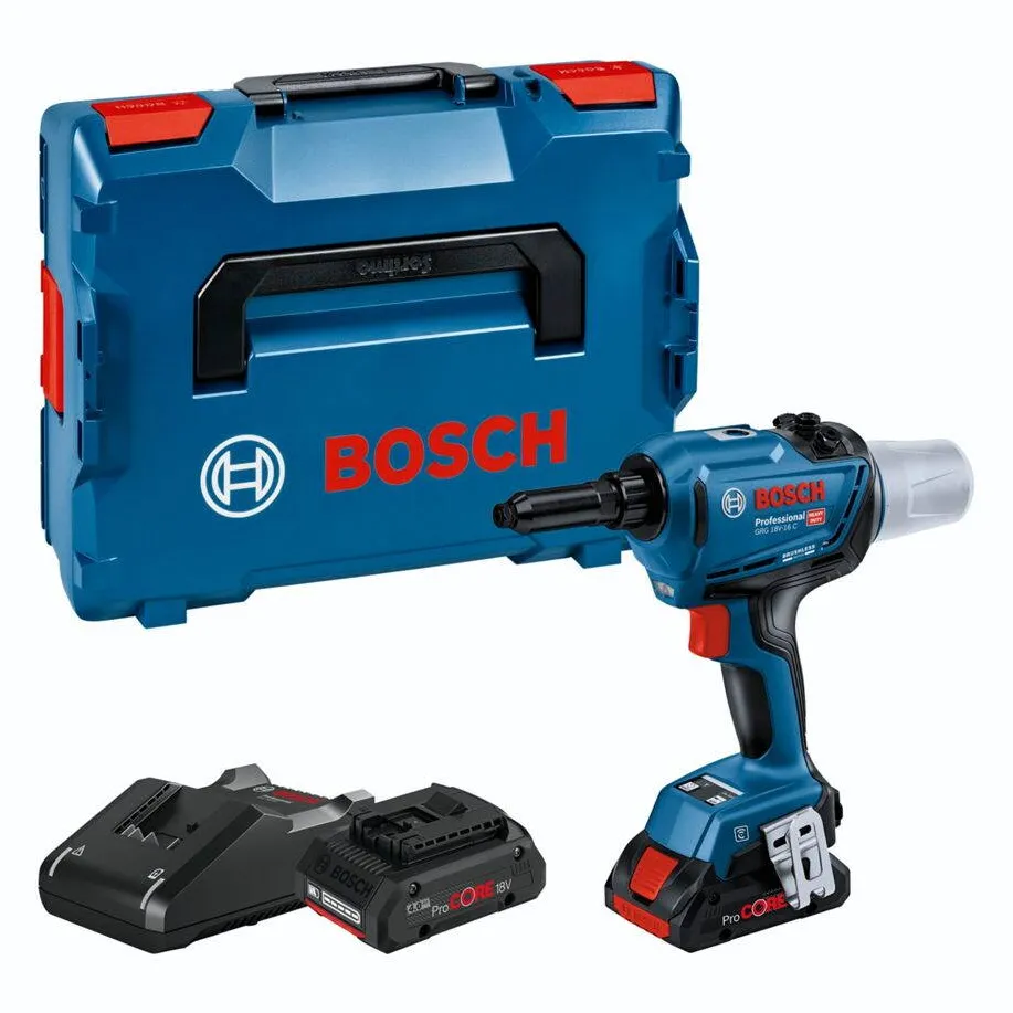BOSCH Masina pentru nituri GRG 18V-16 C Kit