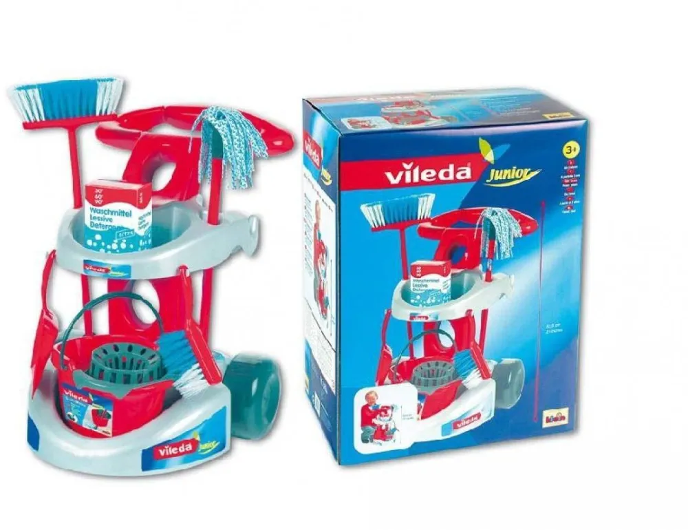 Set Jucarii Klein Vileda cleaning trolley with accessorie