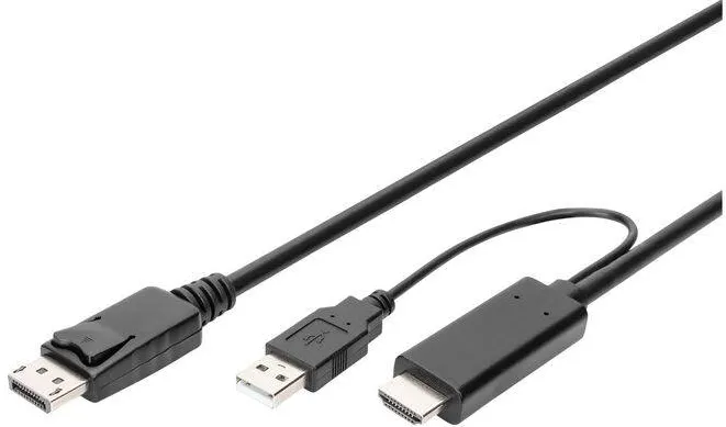 Cablu Assmann 4K HDMI - HDMI la DisplayPort 2m