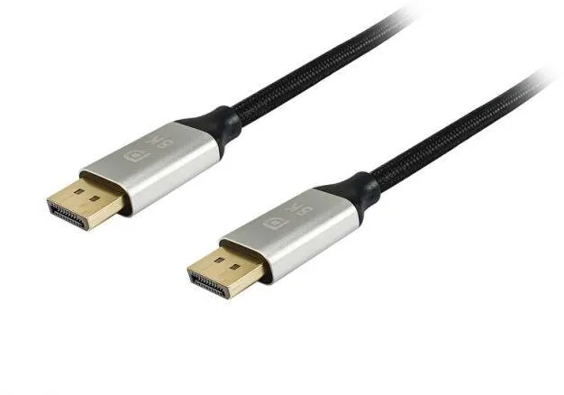 Cablu EQUIP DisplayPort 1.4 St/St 2.0m 8K/60Hz komp.HDCP Prem. Negru