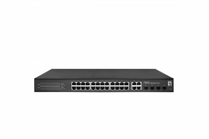 Level One 24x GE GES-2128 4xGE 4xGSFP 19" Hilbert