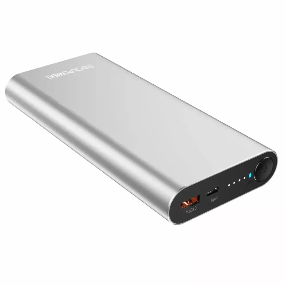 Baterie Externa Realpower PB-20000PD Pro Argintiu 20.000mAh