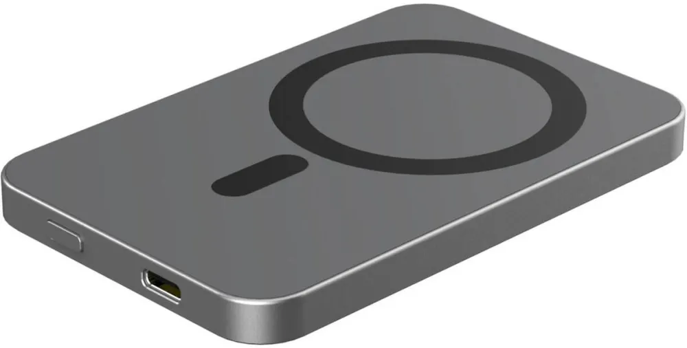 Baterie Externa Realpower PB-5000 MAG Gri 5.000mAh