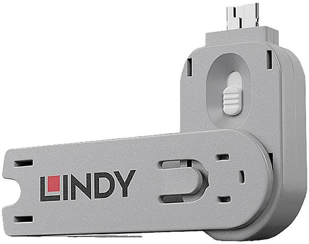 Blocker Key Lindy USB Type A Port, alb