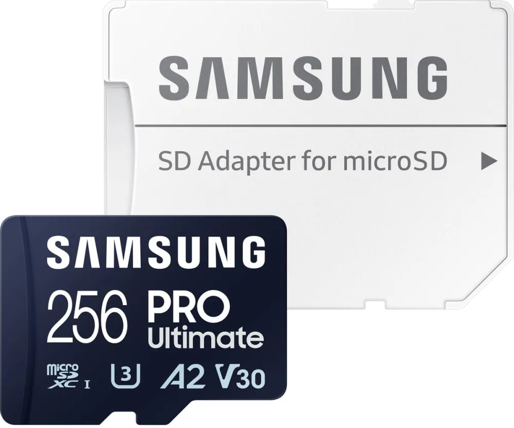 Card de Memorie Samsung MicroSD 256GB SDXC PRO Ultimate (Class10) + Adaptor