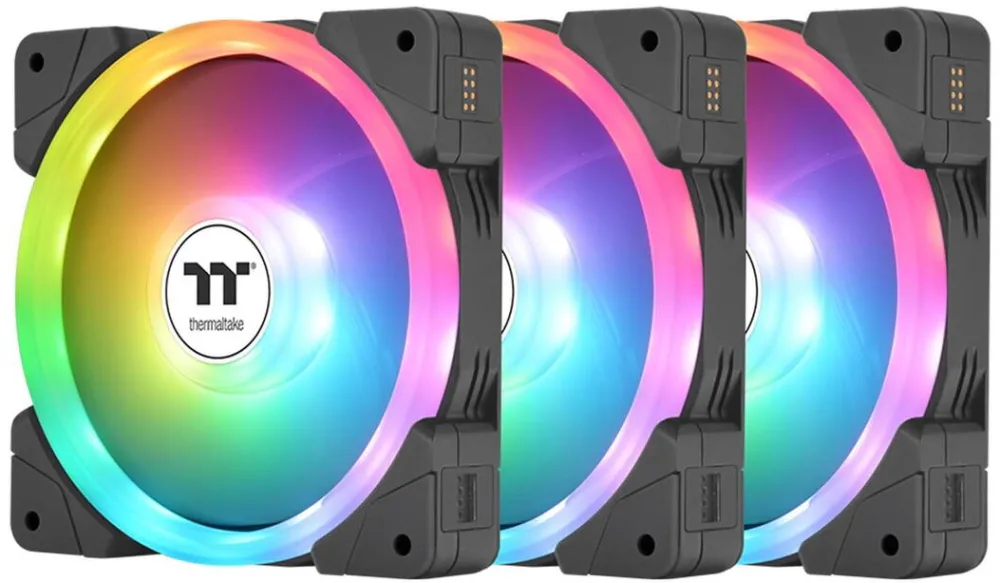 Ventilator Thermaltake Swafan EX14 ARGB (3-Fan-Pack) Black