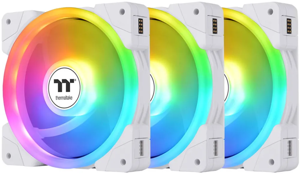 Ventilator Thermaltake Swafan EX14 ARGB (3-Fan-Pack) White