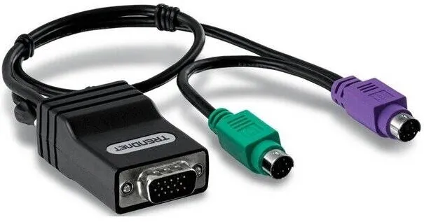 Switch KVM TRENDnet CAT5 PS/2 Modulul de interfata server