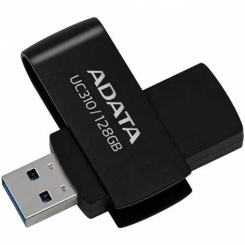 Memorie USB ADATA UC310, 128GB, USB 3.2 gen 1, Black