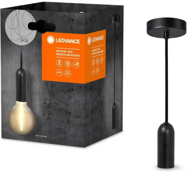 Corp de iluminat LEDVANCE Vintage 1906 Round Ø100mm negru