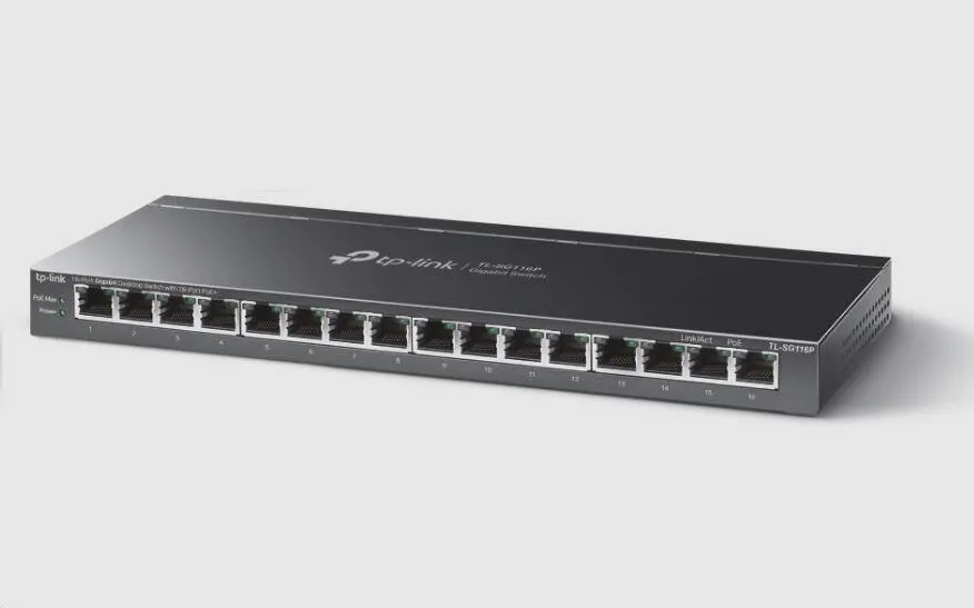 Switch TP-Link SG116P 16xGE (16xPoE+)