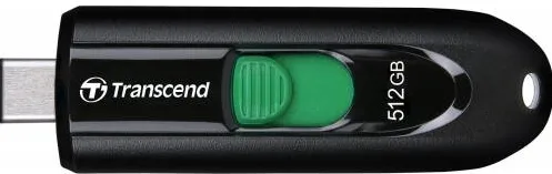 Memorie USB Transcend 512GB USB3.2 Pen Drive Type-C Capless Black