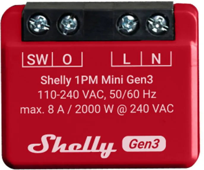Shelly Controler 1PM Mini Gen3