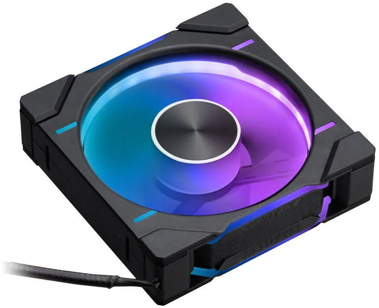 Phanteks Ventilator D30 PWM Reverse Airflow D-RGB - 120 mm, negru