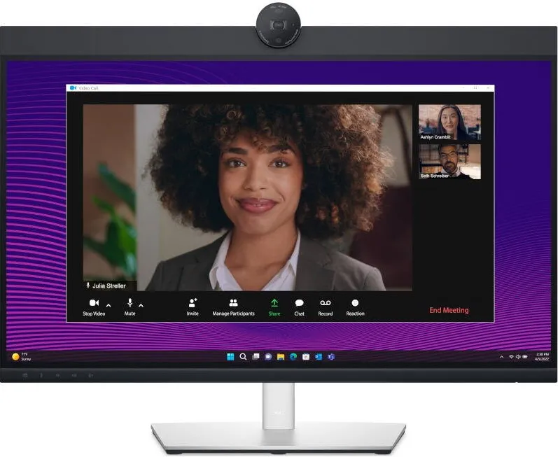 Monitor Dell P2724DEB 27 inch QHD IPS 5 ms 60 Hz Webcam USB-C