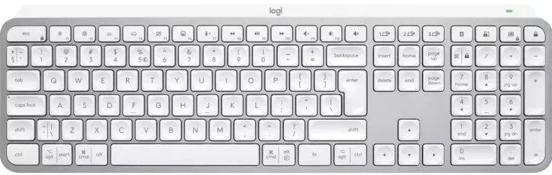 Tastatura LOGITECH MX Keys S, Wireless/Bluetooth, Pale Gray