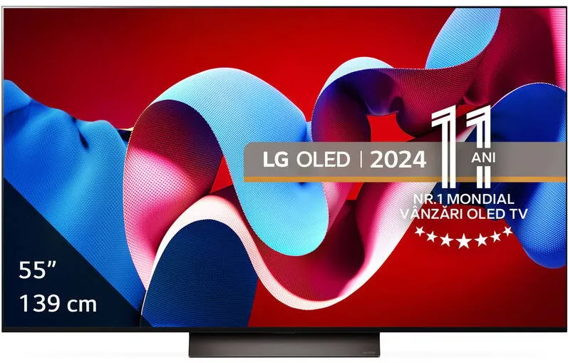 Televizor LG Smart OLED55C41LA Seria evo C4 139cm 4K UHD HDR