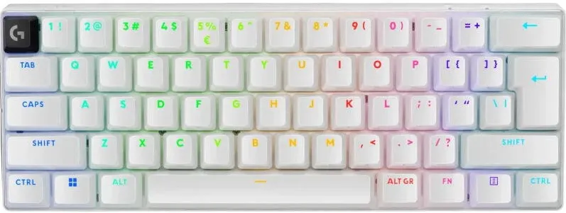 Tastatura LOGITECH Gaming G PRO X 60 White Lightspeed GX Optical Brown Switch Mecanica