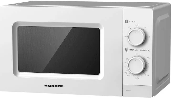 Cuptor cu Microunde HEINNER HMW-MD20MWH, 20 l, Control mecanic, 700 W, Alb