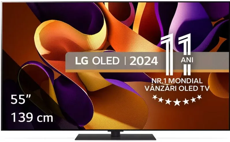 Televizor LG Smart OLED55G43LS Seria evo G4 139cm 4K UHD HDR
