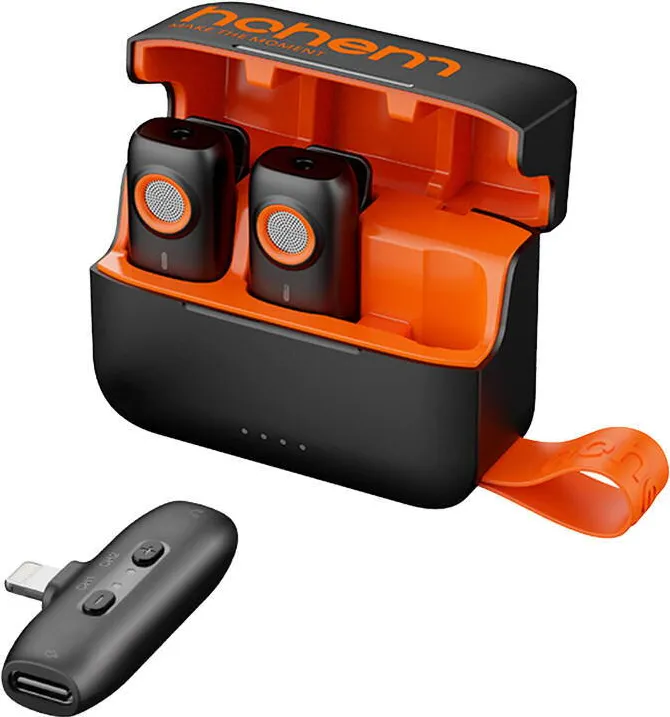 Microfon HOHEM Microphone Hohem (2TX + 1RX +Charging Case ) Light