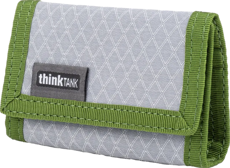 THINK TANK Secure Pocket Rocket Mini (Wallet with Strap: holds 4 CF/CFexpress or 6 SD/microSD) Green