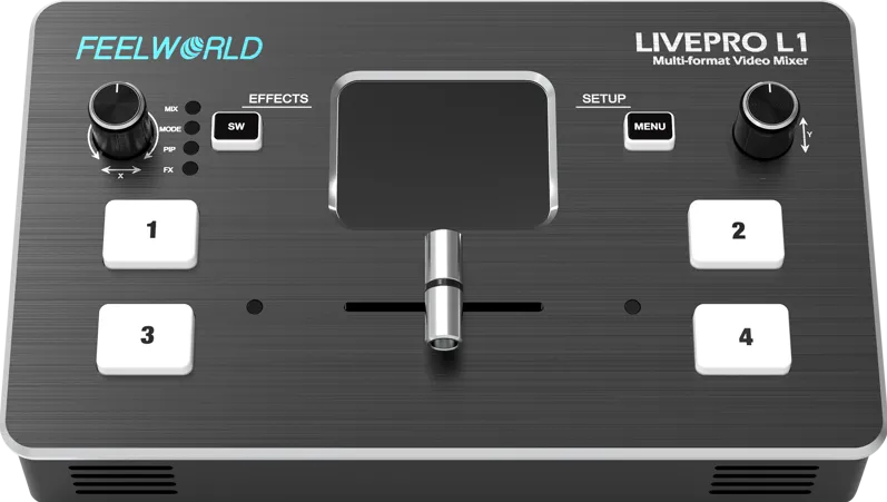 Monitor Foto / Video Feelworld Video Mixer LIVE PRO L1 Multi-format