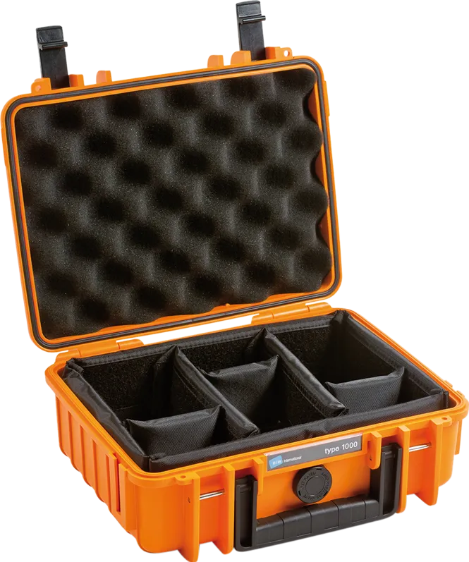 BW Outdoor Cases Type 1000 / Orange (divider system)