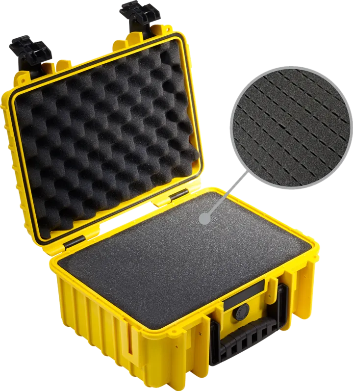 BW Outdoor Cases Type 3000 / Yellow (pre-cut foam)