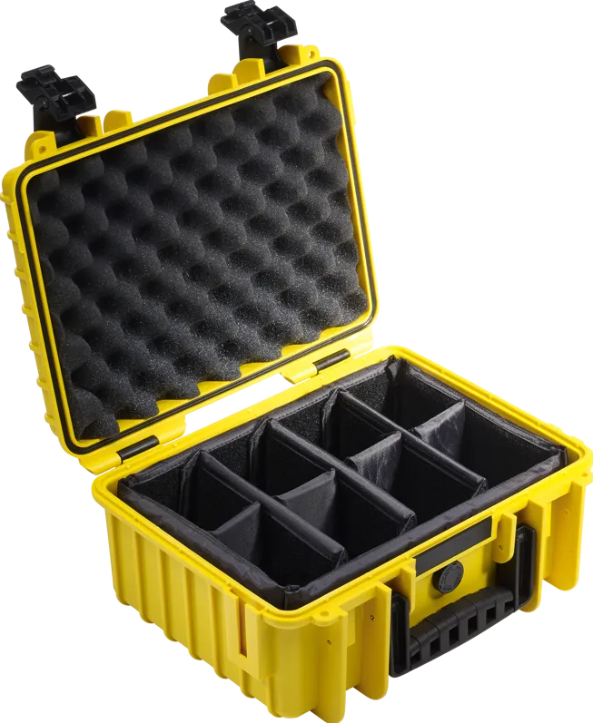 BW Outdoor Cases Type 3000 / Yellow (divider system)