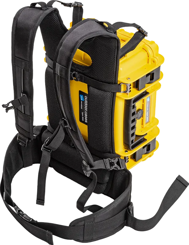 Sistem rucsac BW BPS.S1 pentru valize Outdoor Cases tip 3000/4000, negru