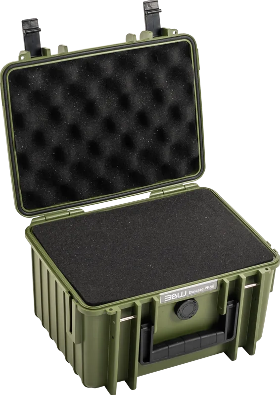 BW Outdoor Cases Type 2000 / Bronze green (pre-cut foam)