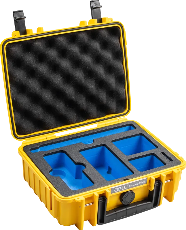 BW Outdoor Cases Type 1000 for Insta360 X4, yellow