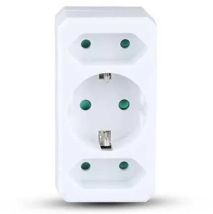 Adaptor V-TAC ADAPTOR 3 PRIZE 2X2.5A SI 1X16A MAX 3680W