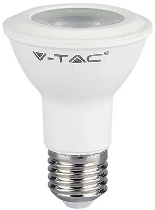 V-TAC Bec LED 5.8W PAR20 E27 6500K alb rece