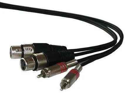 Ibiza Sound CABLU 2RCA TATA/2XLR MAMA 1.50M
