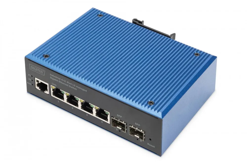 Switch Digitus Switch Digitus Gigabit Ethernet Industrial 4+2